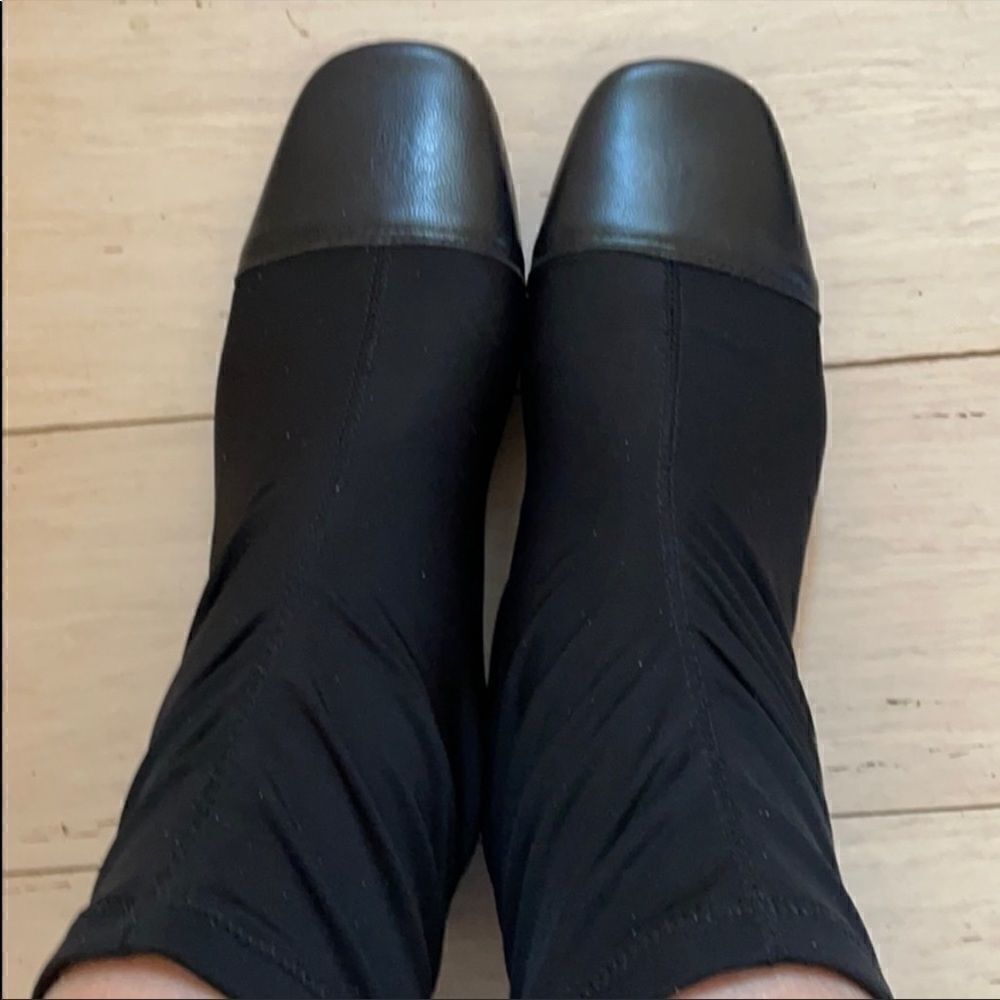 ALL BLACK COCO BOOTIES.  NEW